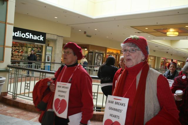 Grannies for Peace demonstration